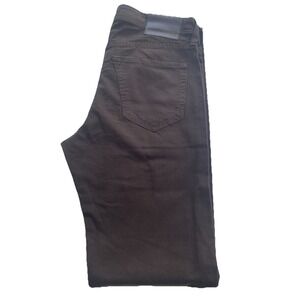 AG Designer Pants Men's 32 X34 Chocolate The Matchbox Slim Straight Stretch NWOT
